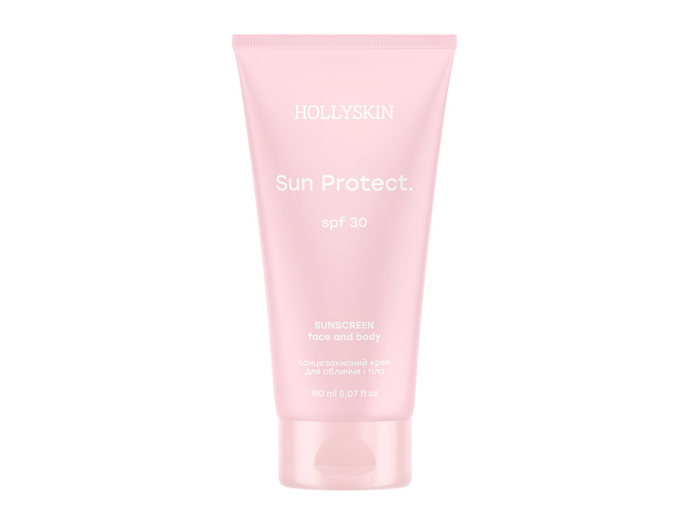 Сонцезахисний крем для обличчя і тіла HOLLYSKIN Sun Protect SPF 30 150ml