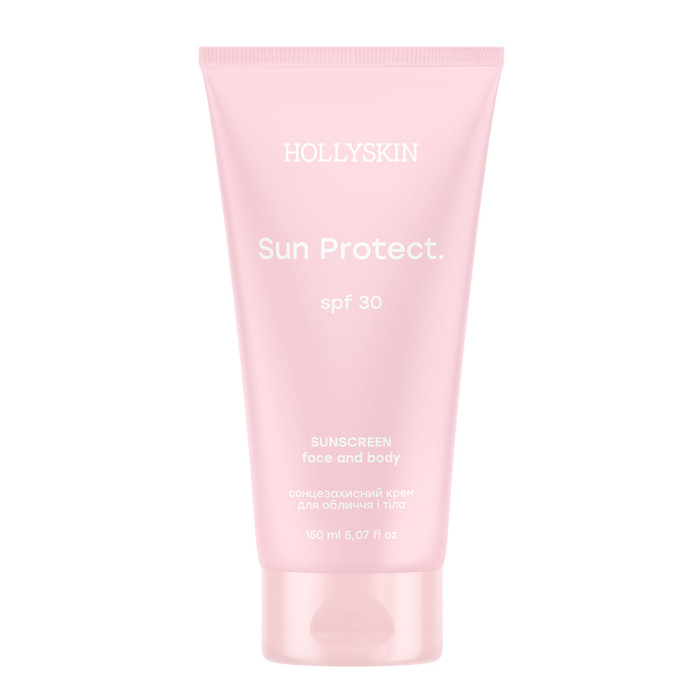 Сонцезахисний крем для обличчя і тіла HOLLYSKIN Sun Protect SPF 30 150ml