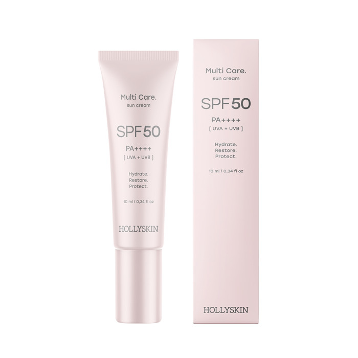 Сонцезахисний крем для обличчя HOLLYSKIN Multi Care SPF 50, 10 ml