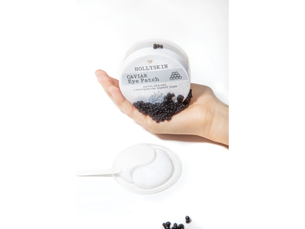 Патчі під очі HOLLYSKIN Black Caviar Eye Patch 100шт
