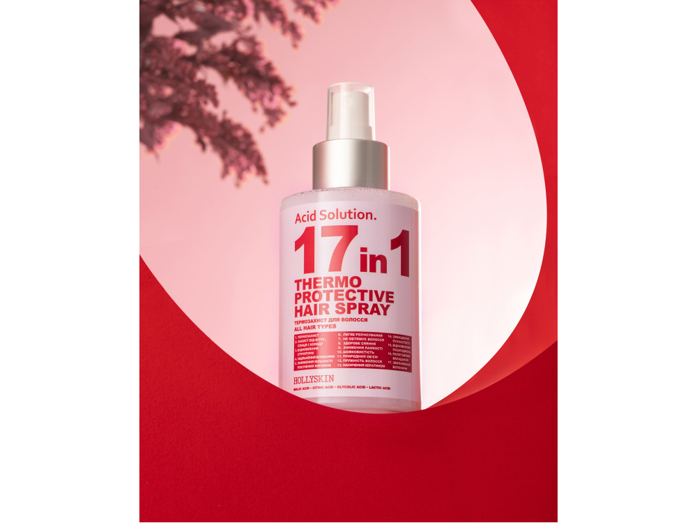 Спрей-термозахист для волосся HOLLYSKIN Acid Solution 200ml