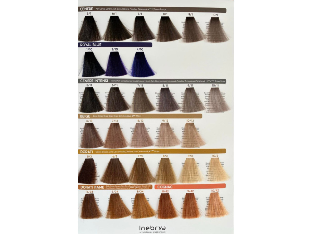 Крем-фарба для волосся Inebrya Color 12/00 суперсвітлий платиновий блонд 100 мл