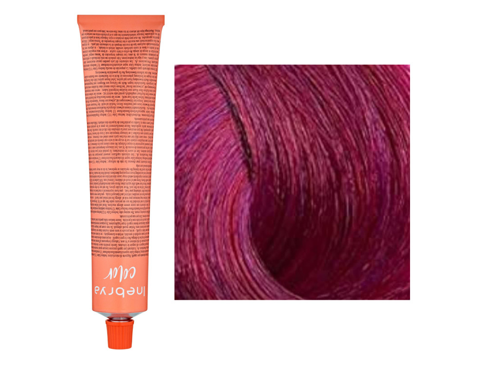 Крем-фарба для волосся Inebrya Color 6/62 темно-русявий червоно-фiолетовий 100 мл
