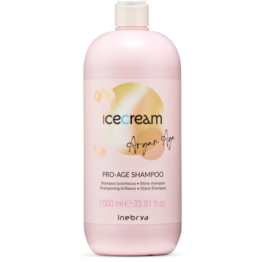 Шампунь з аргановою олією для фарбованого волосся Inebrya Pro-Age Shampoo Argan Oil 1000 мл