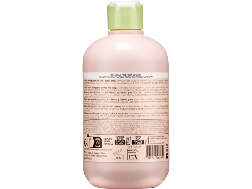Шампунь для жирного волосся Inebrya balance shampoo, 300 мл