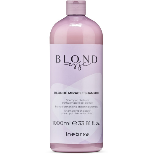 Хелатуючий шампунь для блонду Inebrya blondess blonde miracle shampoo 1000 мл
