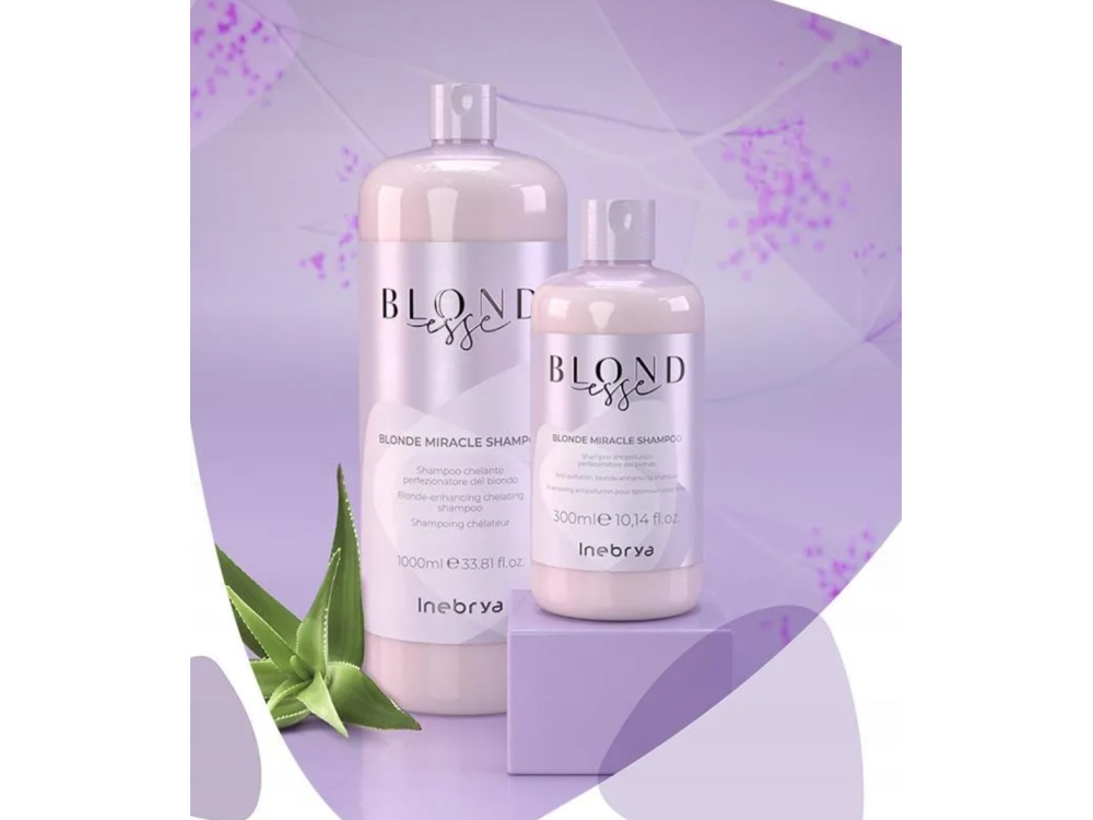 Хелатуючий шампунь для блонду Inebrya blondess blonde miracle shampoo 1000 мл