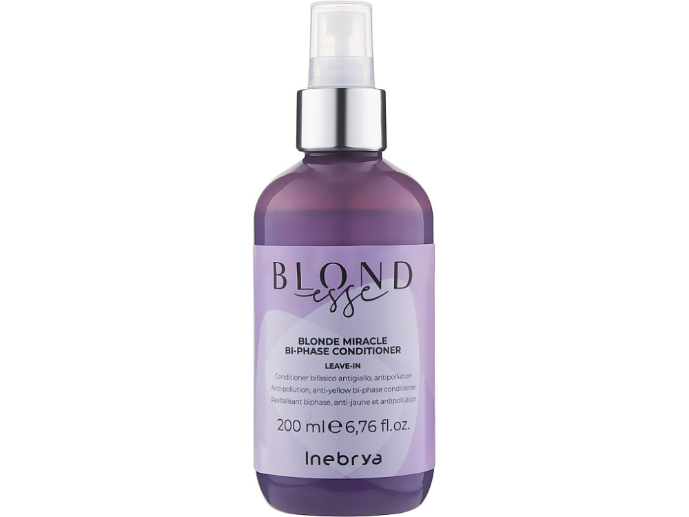 Двофазний кондиціонер для волосся Inebrya blondesse blonde miracle bi-phase conditioner 200 мл