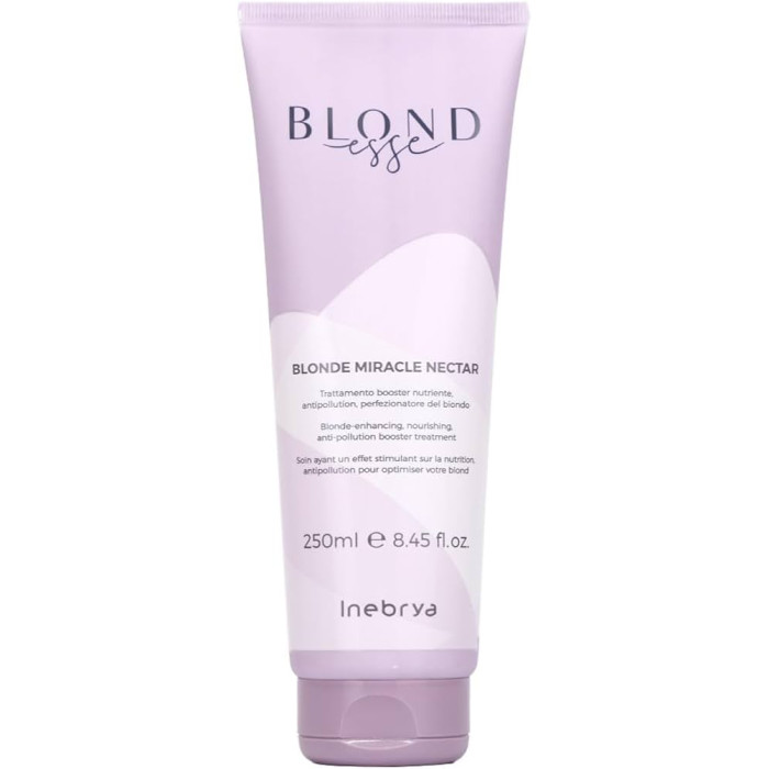 Маска для волосся відтінків блонд Inebrya blondesse blonde miracle nectar, 250 мл