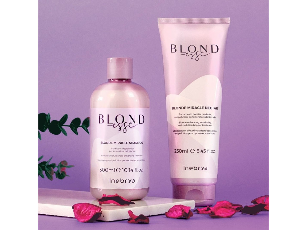 Хелатуючий шампунь для блонду Inebrya blondess blonde miracle shampoo 300 мл