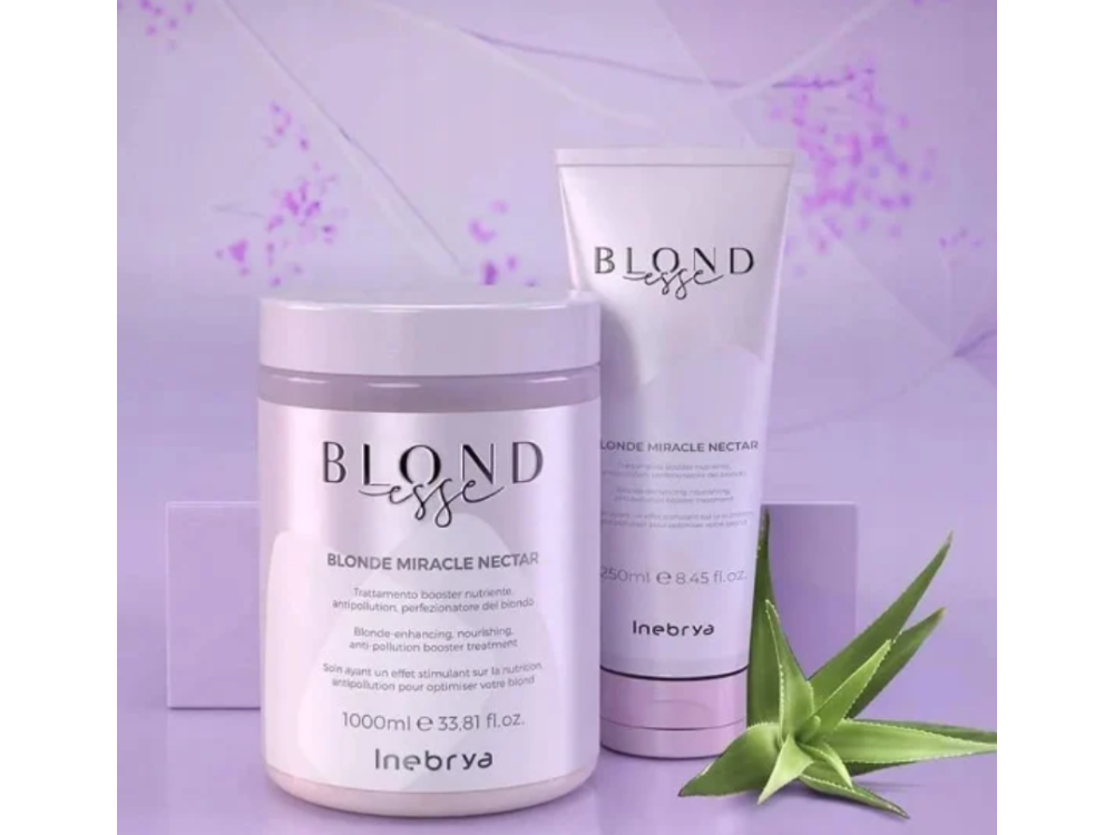 Маска для волосся відтінків блонд Inebrya blondesse blonde miracle nectar 1000 мл