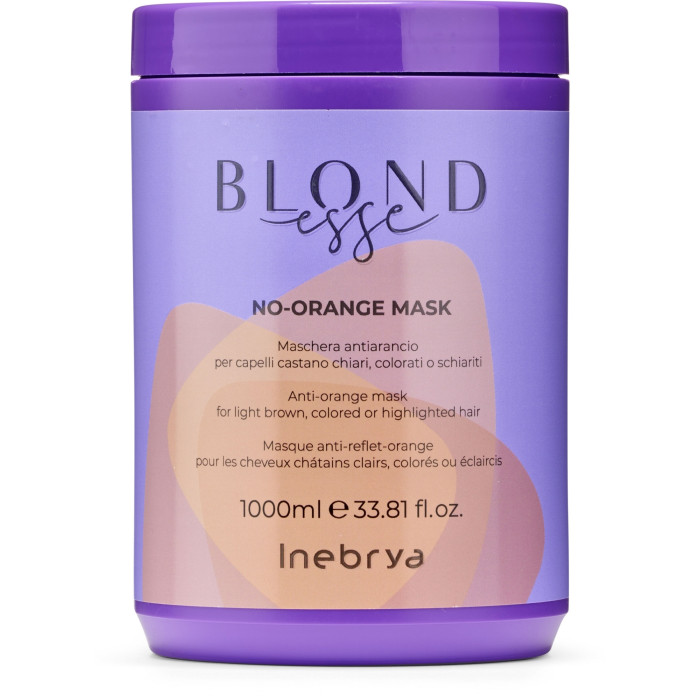 Маска для блонду антиоранж Inebrya Blondesse no-orange mask 1000 мл