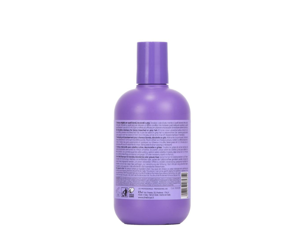 Шампунь для знебарвленого або сивого волосся Inebrya Blondesse no-yellow shampoo 300 мл