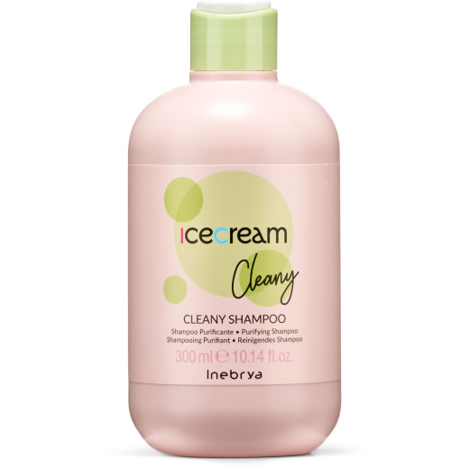 Шампунь проти лупи, для проблемної та чутливої шкіри голови Inebrya ice cream cleany shampoo 300 мл