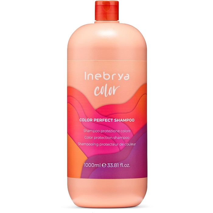 Шампунь для захисту кольору фарбованого волосся Inebrya color perfect shampoo, 1000 мл