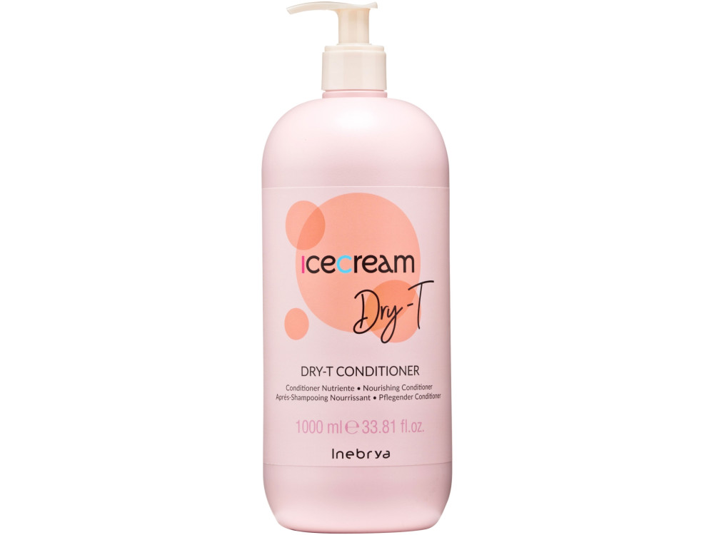 Кондиціонер для сухого, кучерявого та фарбованого волосся Inebrya dry-t conditioner 1000 мл