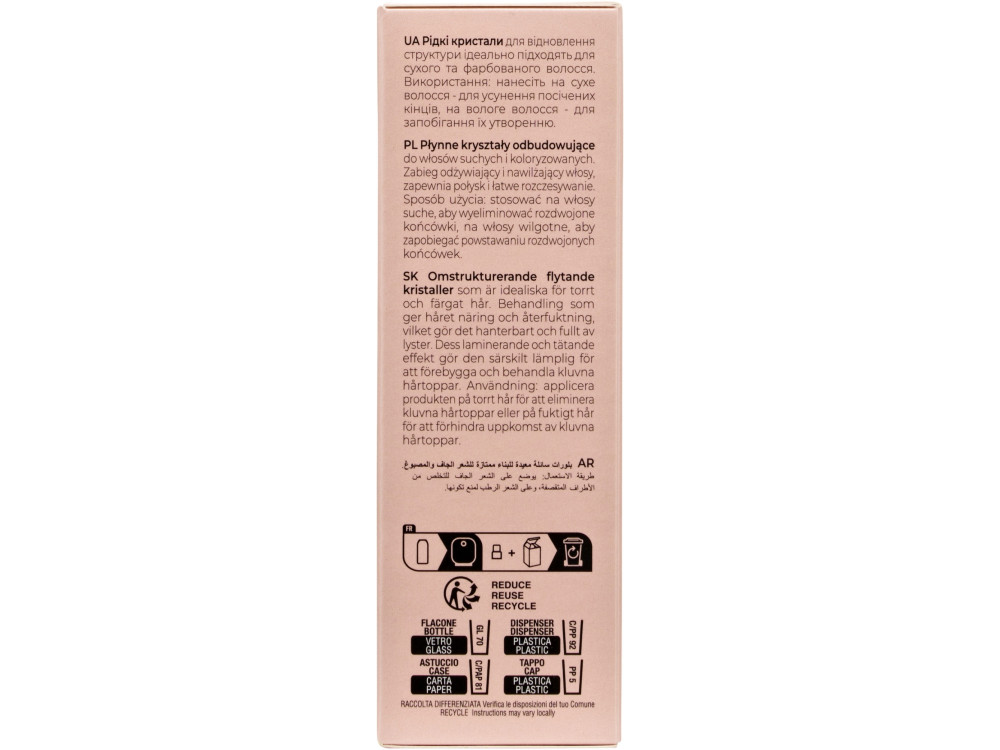 Манго-флюїд «рідкі кристали» Inebrya fluid star: restructuring liquid crystals mango 60 мл