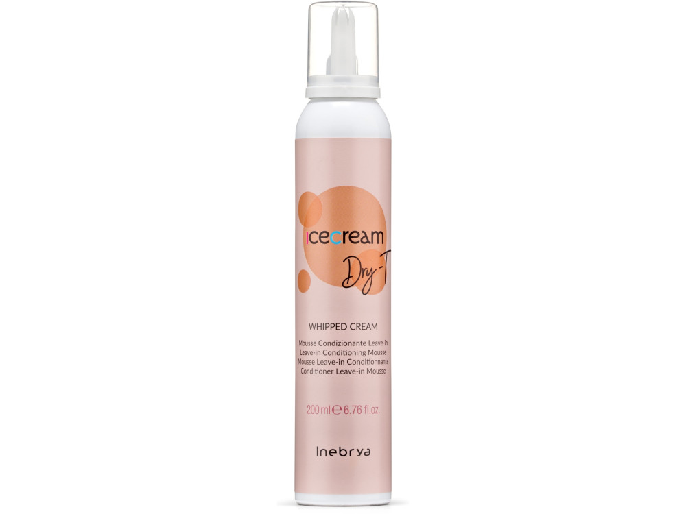 Незмивний мус-кондиціонер Inebrya dry-t leave-in conditioning mousse 200 мл