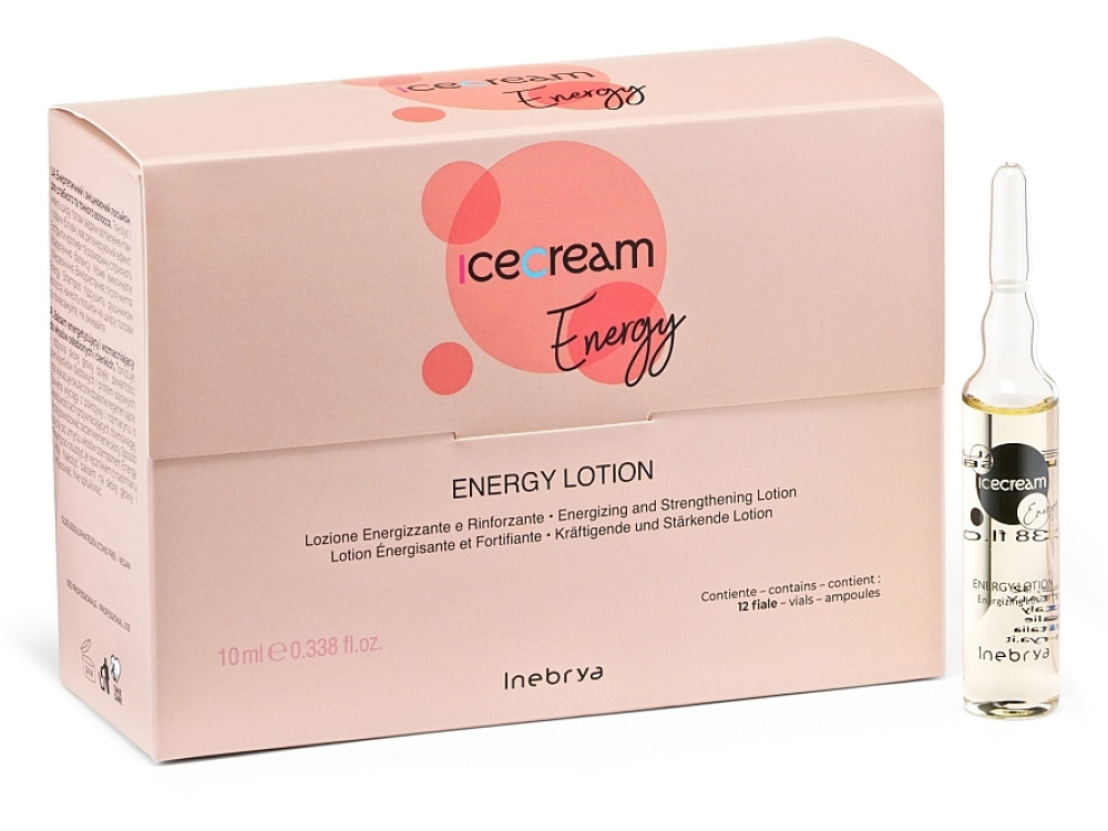Лосьйон проти випадіння волосся Inebrya energy lotion intensive effect 10 мл*1 амп (шт)