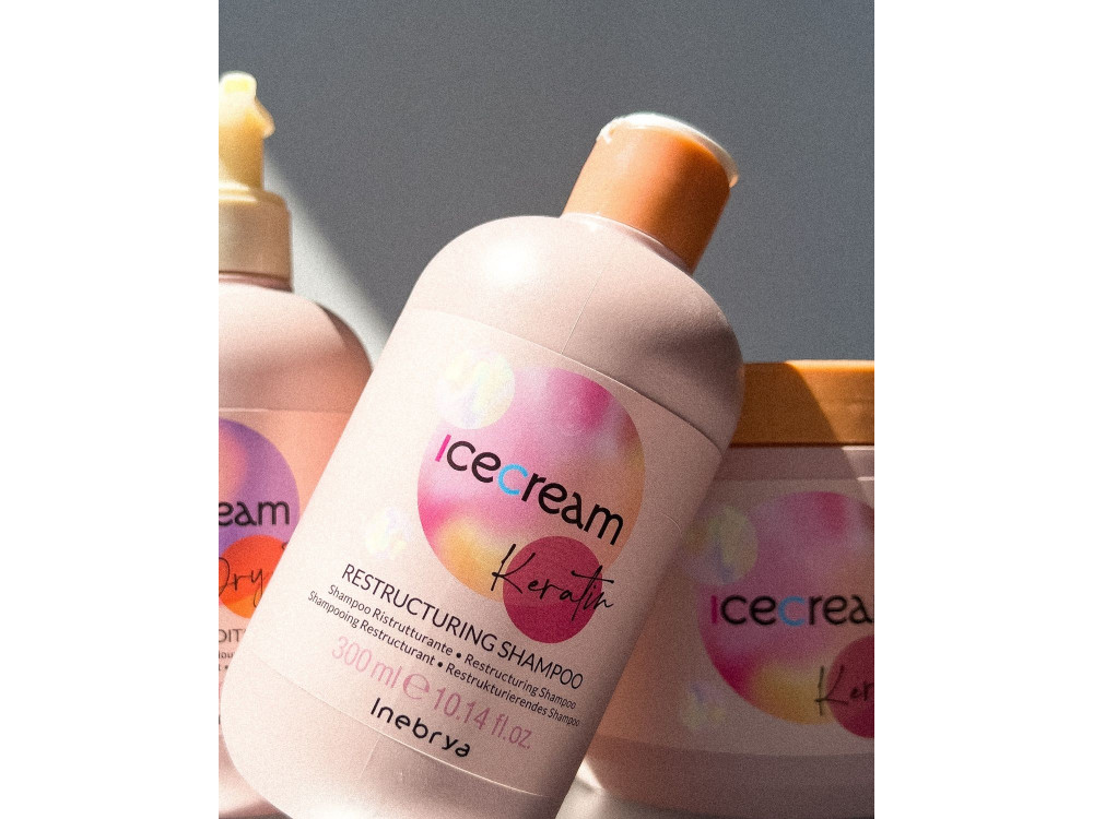 Маска відновлююча з кератином Inebrya Keratin restructuring mask with keratin 500 мл