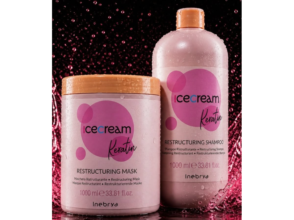 Маска відновлююча з кератином Inebrya Keratin restructuring mask with keratin 1000 мл