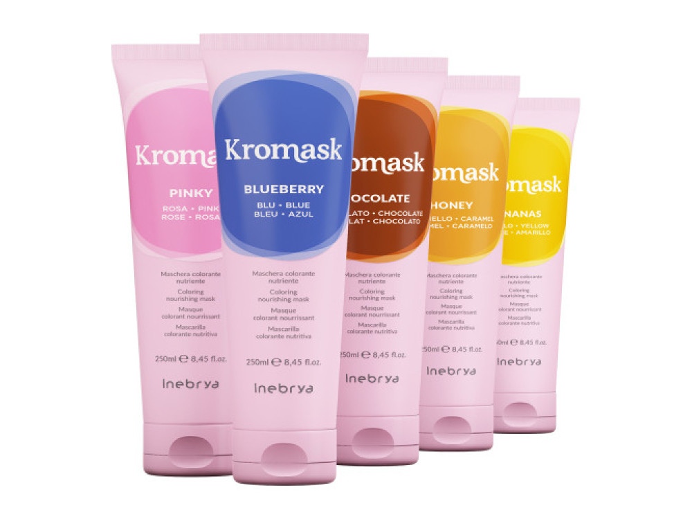 Маска для волосся тонувальна мідна Inebrya Kromask color mask PUMPKIN 250 мл