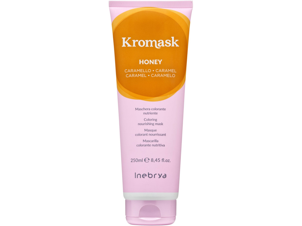 Маска для волосся тонувальна карамель Inebrya Kromask HONEY 250 мл
