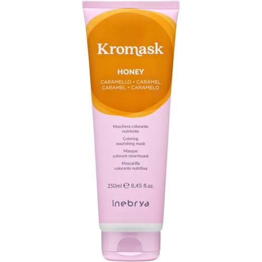 Маска для волосся тонувальна карамель Inebrya Kromask HONEY 250 мл
