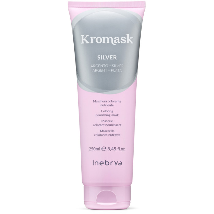 Маска для волосся тонувальна срібло Inebrya Kromask color mask SILVER, 250 мл