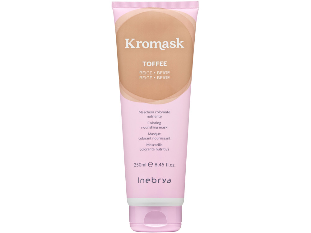 Маска для волосся тонувальна бежева Inebrya Kromask color mask TOFFEE 250 мл