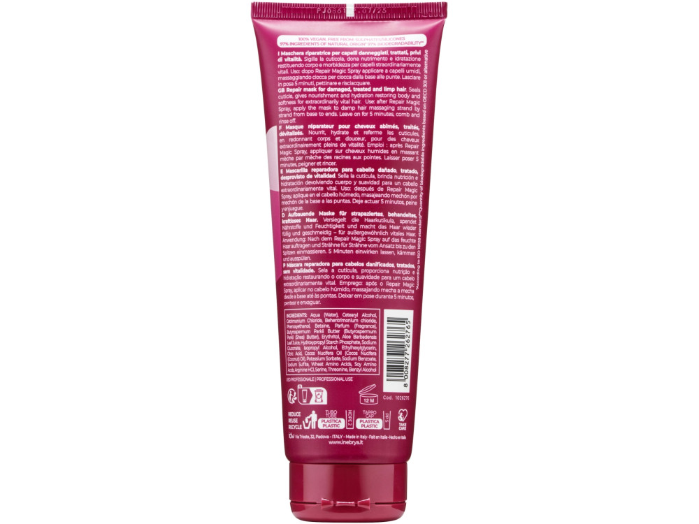Відновлювальна маска для волосся Inebrya She Care Repair Mask 250 мл