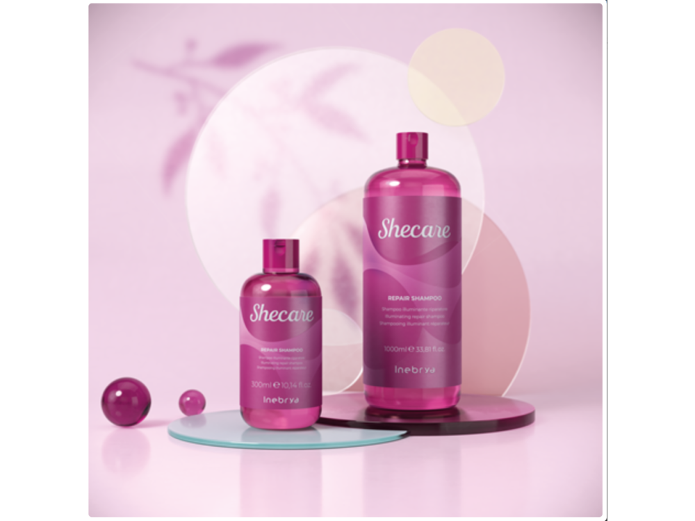 Відновлювальний шампунь для волосся Inebrya She Care Repair Shampoo 1000 мл