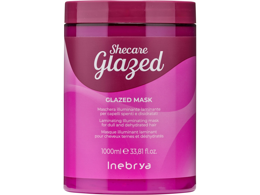 Маска для блиску волосся з ефектом глазурування Inebrya Shecare Glazed Mask 1000 мл