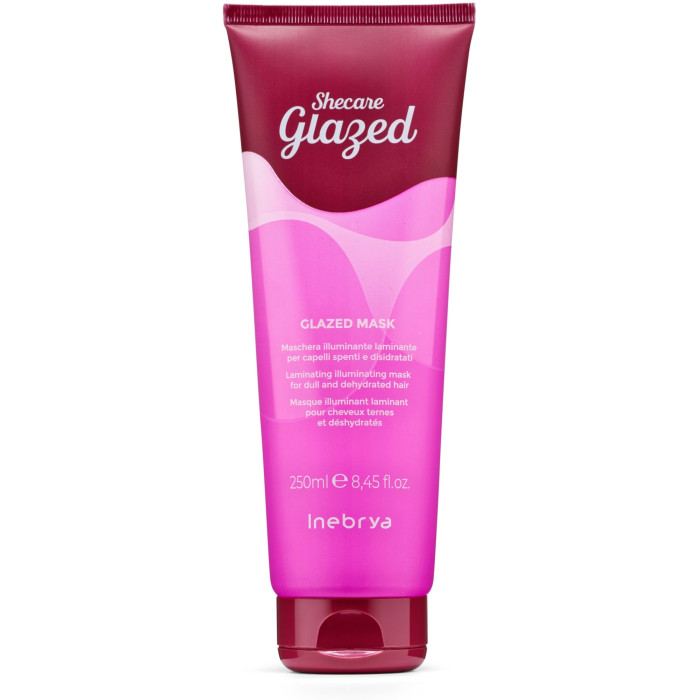 Маска для блиску волосся з ефектом глазурування Inebrya Shecare Glazed Mask, 250 мл