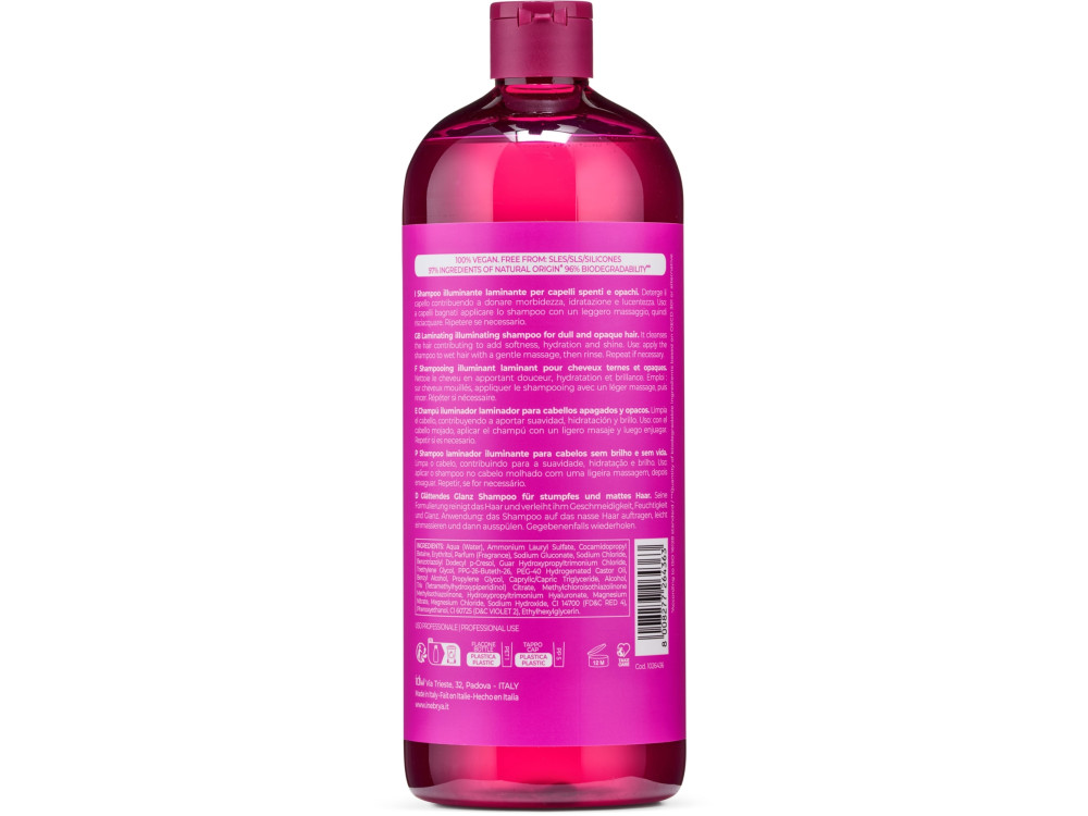 Шампунь для блиску волосся з ефектом глазурування Inebrya Shecare Glazed Shampoo 1000 мл