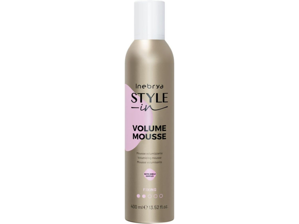 Мус для об'єму волосся Inebrya Style-In Volumizing Mousse фіксація 2, 400 мл