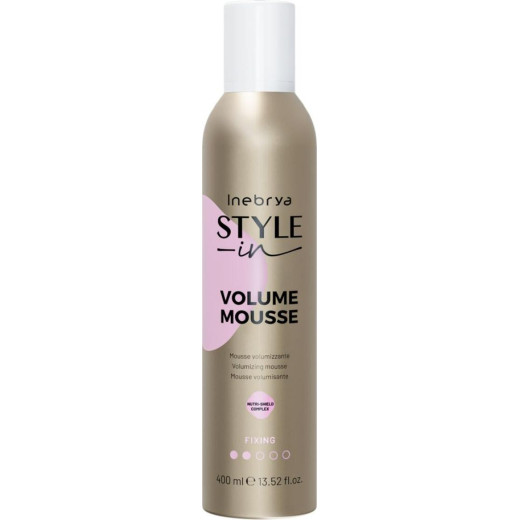 Мус для об'єму волосся Inebrya Style-In Volumizing Mousse фіксація 2, 400 мл