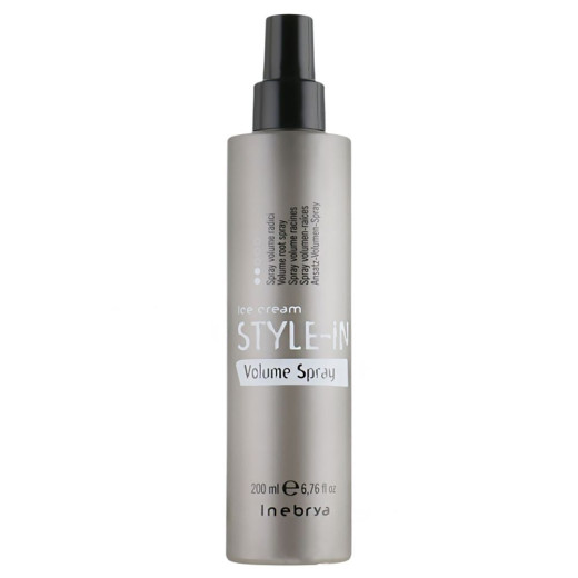 Спрей для надання об'єму тонкому та пошкодженому волоссю Inebrya Style-In Volume Root Spray 200 мл