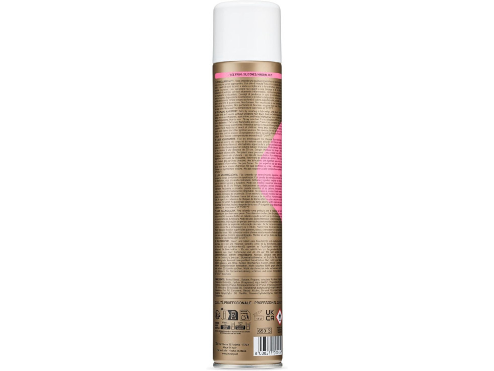 Лак для додання об'єму Inebrya Style-In Volumizing Hairspray, 500 мл