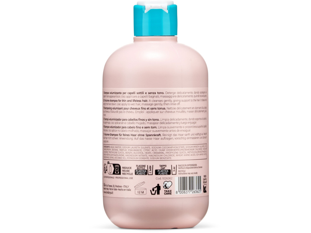 Шампунь для тонкого волосся Inebrya Ice Cream Volume Shampoo 300 мл