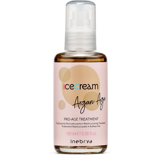 Арганова олія проти посічених кінчиків Inebrya Ice Cream Pro Age Argan Oil Treatment 100 мл
