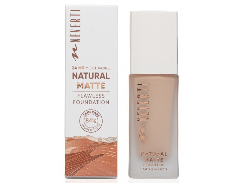 Тональна основа Neverti Natural Matte NP302 005 Vanilla, 32 мл