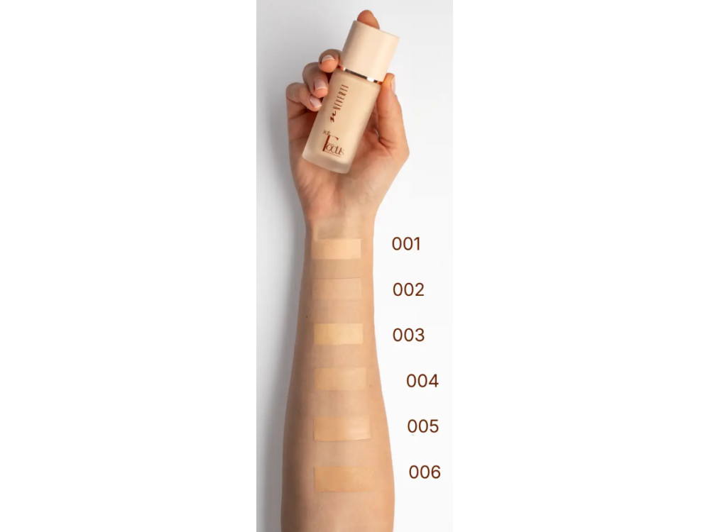Тональна основа Neverti Soft Focus NP305 001 Pinky Nude, 32 мл