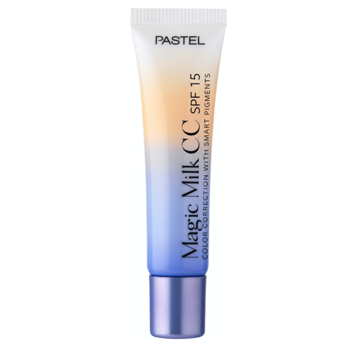 СС крем Magic Milk SPF 15 Pastel Корекція кольору з розумними пігментами тон 50 Light Medium, 30 мл