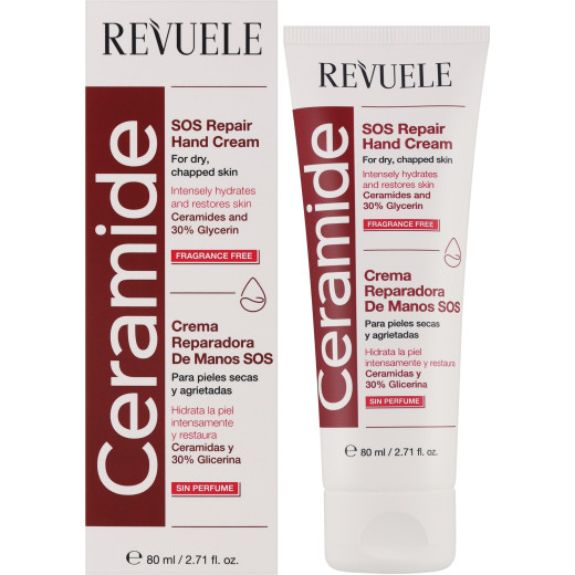 SOS-крем для рук відновлюючий Revuele Ceramide, 80 мл