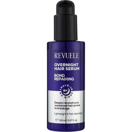 Відновлююча нічна сироватка для волосся Revuele Overnight Hair Serum 8H, 150 мл
