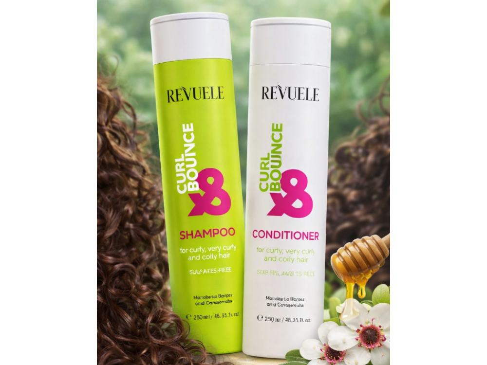 Шампунь для кудрявого та неслухняного волосся Revuele Curl & Bounce, 250 мл