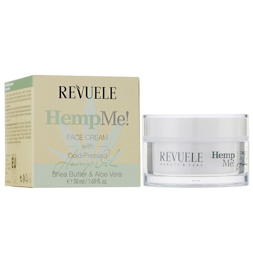 Крем для обличчя універсальний для будь-якого типу шкіри Revuele HEMP ME! 50 мл