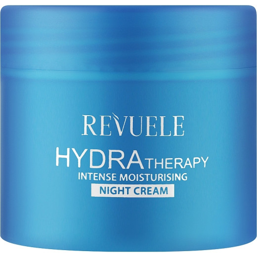 Нічний крем для обличчя інтенсивно зволожувальний  Revuele Hydra Therapy, 50 мл