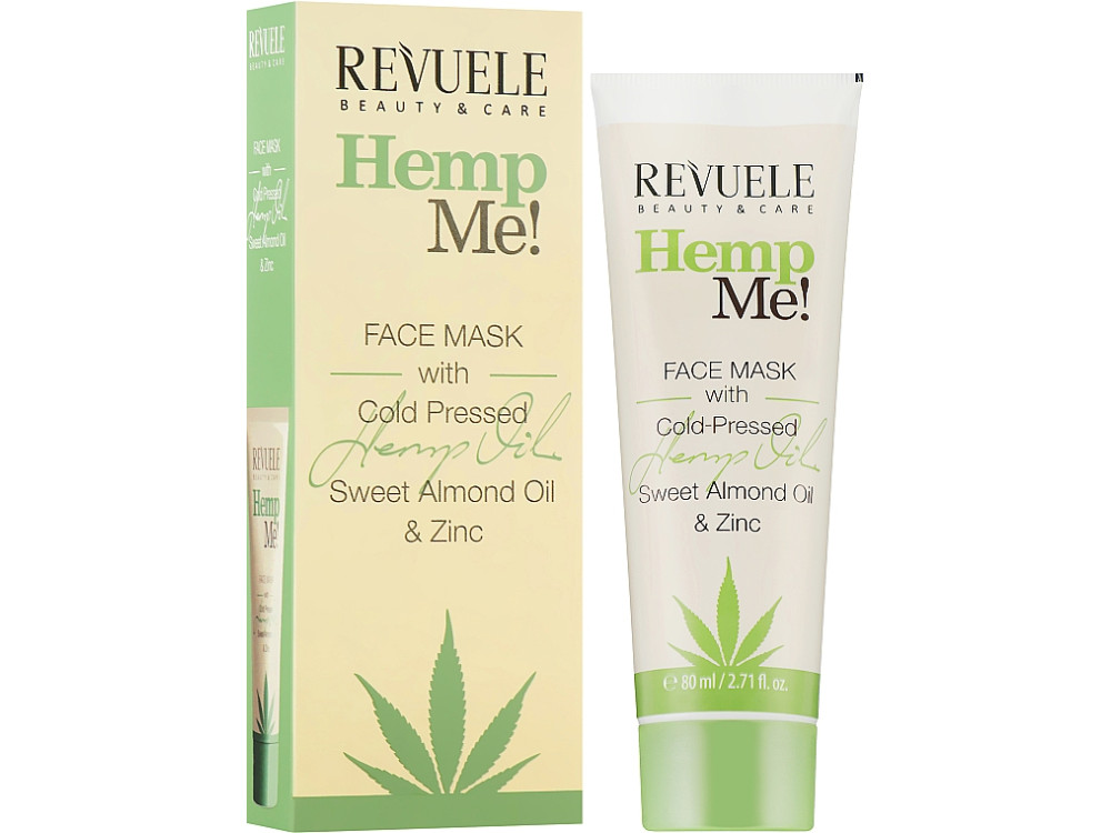 Маска для обличчя Revuele Hemp me!, 80 мл